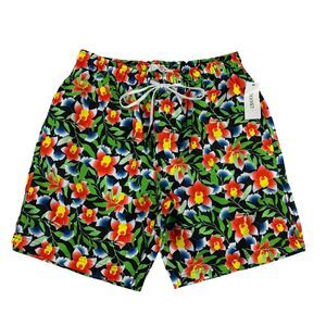 2(X)ist Mens Catalina 16" Quick-Dry Floral Swim Trunks Shorts Multicolor L
